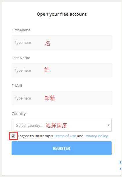 bitstamp交易平台新用户注册教程