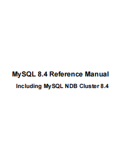 MySQL 8.4中文手册