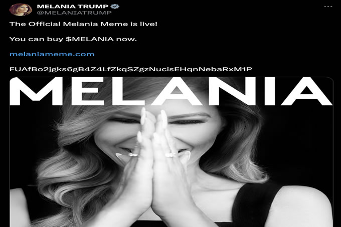 $MELANIA代币形象图