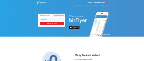 BitFlyer交易平台界面