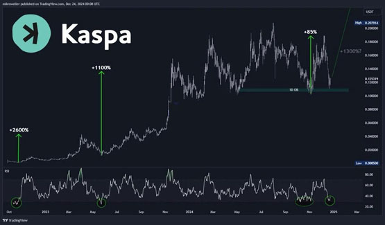 知名挖矿KOL Red Panda Mining：传言币安一直在累积KAS